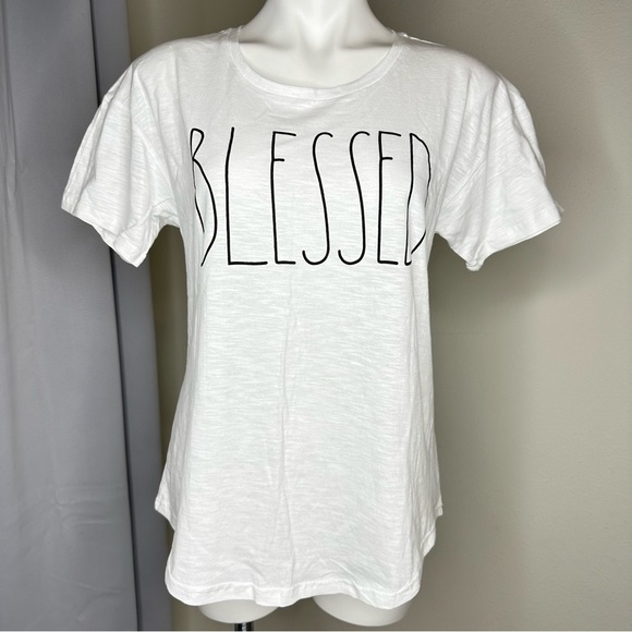 Rae Dunn Women’s Short Sleeve Graphic Tee Size L - Picture 1 of 12